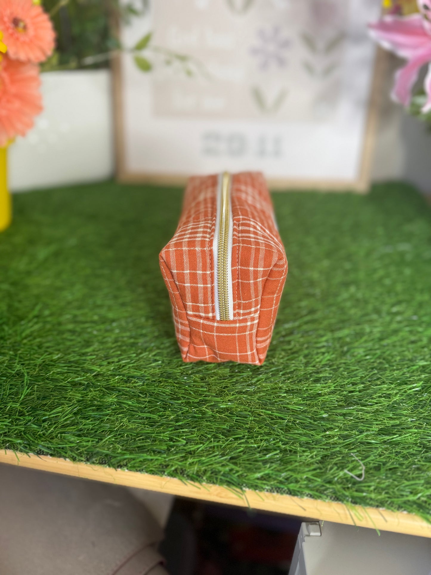 Plaid BOXY PENCIL MULTIPURPOSE CASE