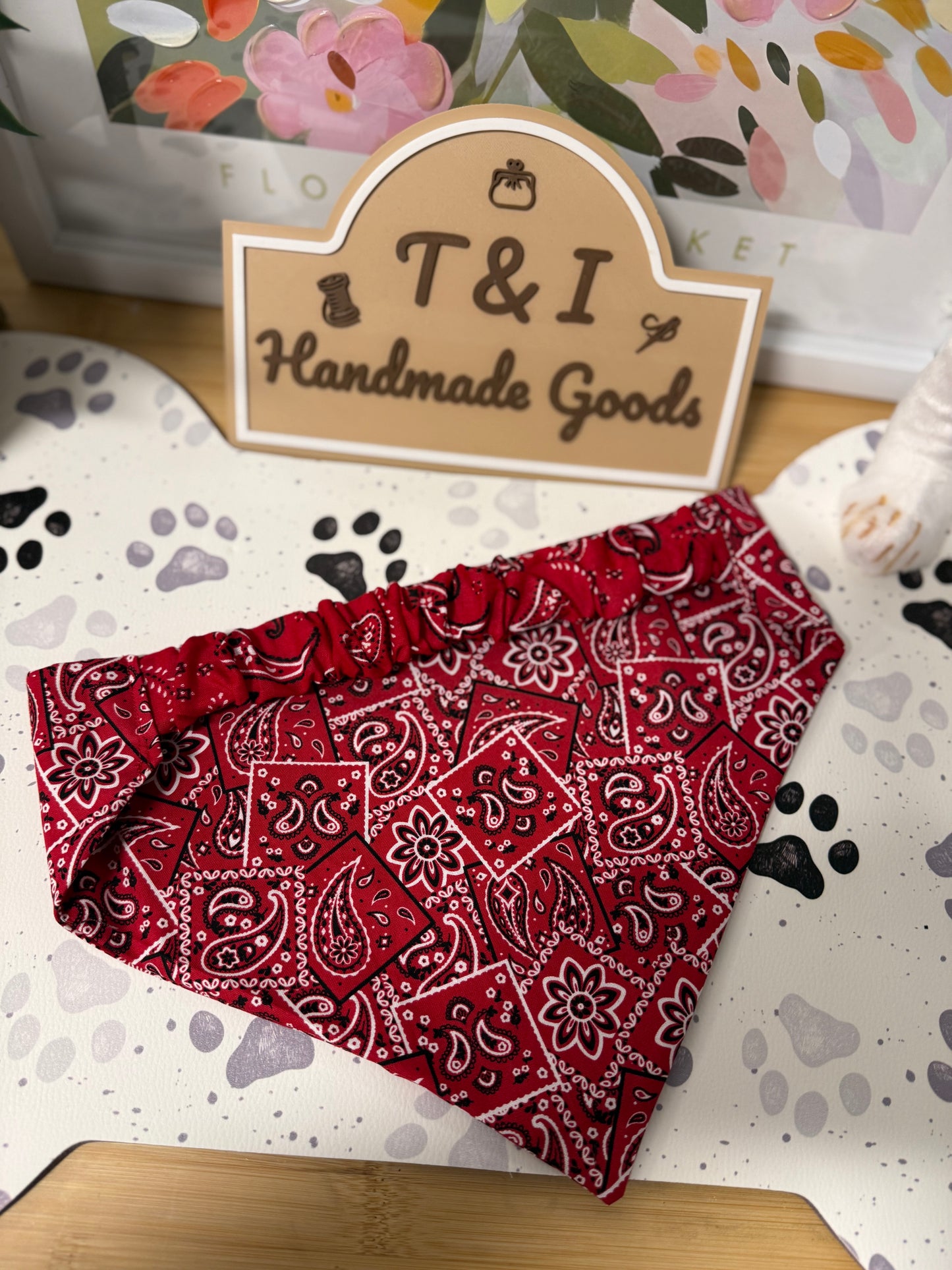 Red Berry Dog Bandana