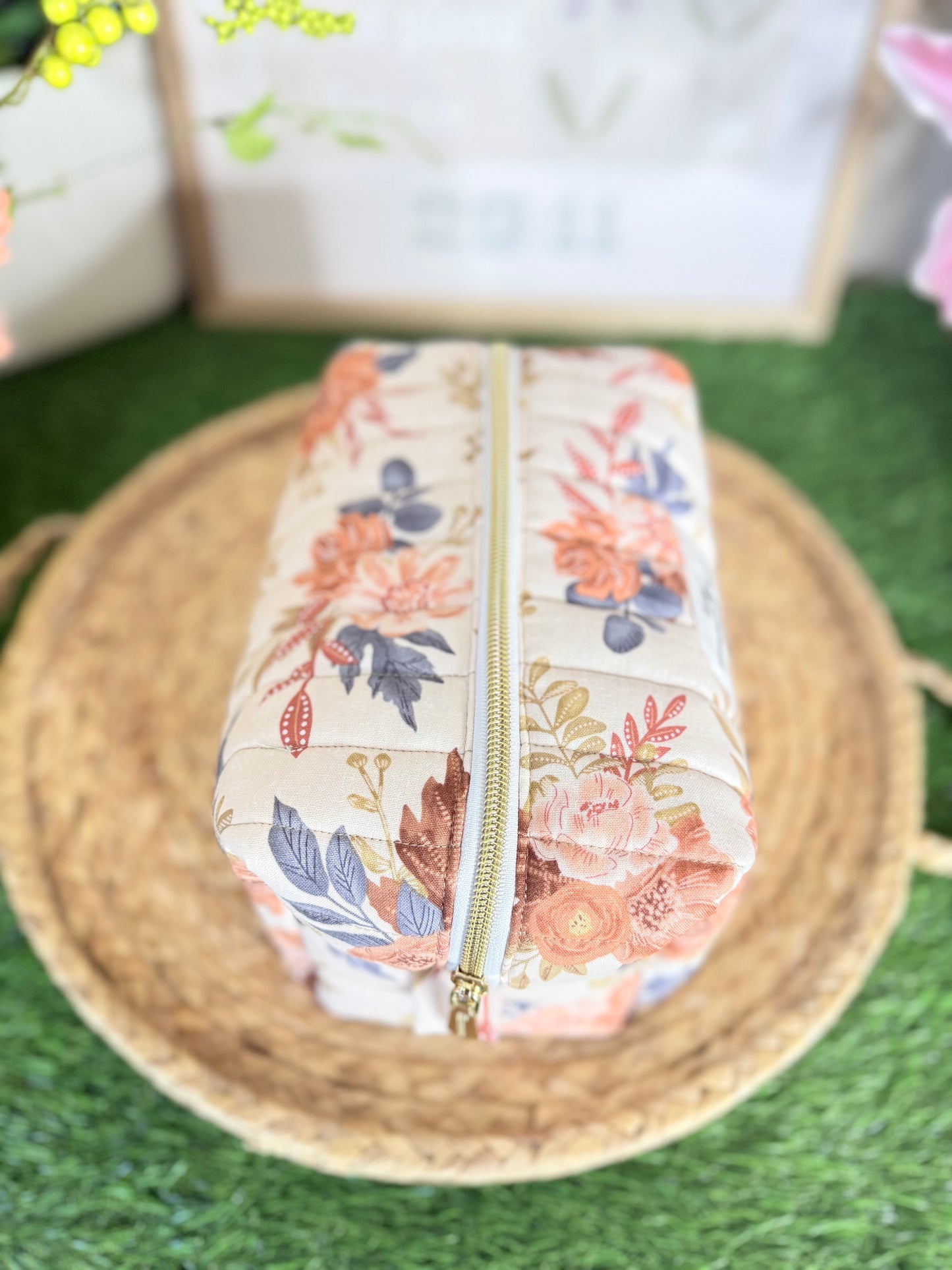 Earthy botanical Floral Large Multipurpose Bag
