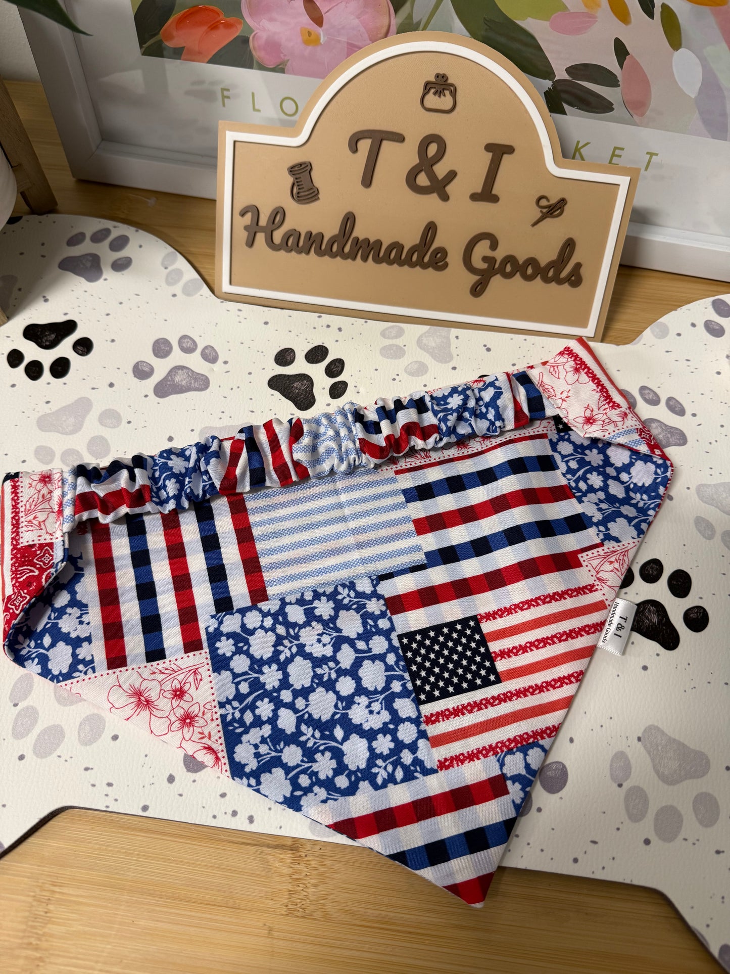 Pawtriotic 4th July Dog Bandana