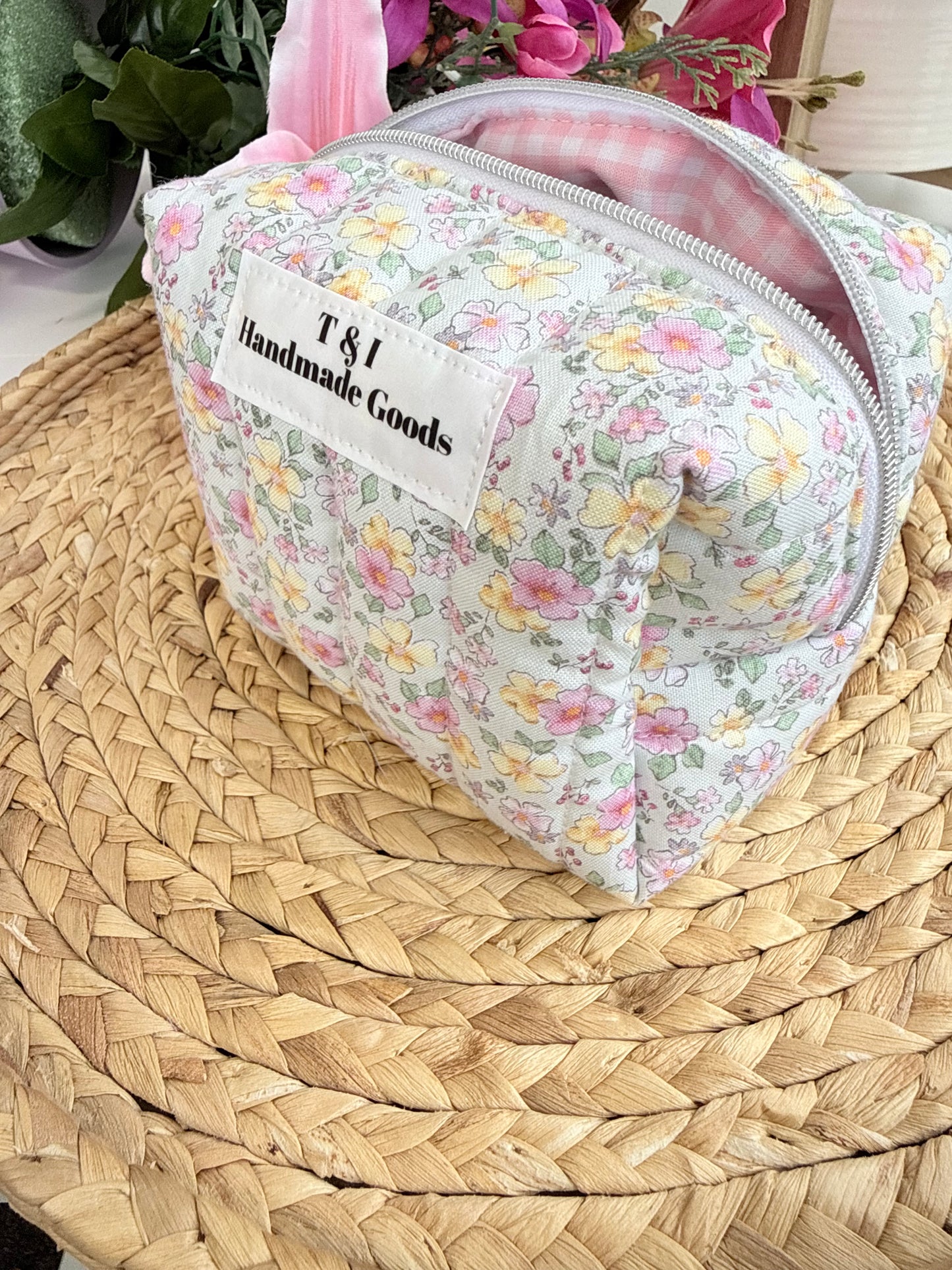 Pastel Floral Multipurpose Bag Mini