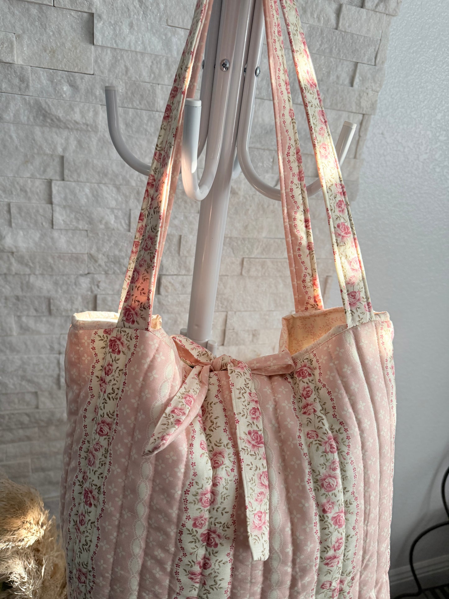 Vintage Rose Tote Bag