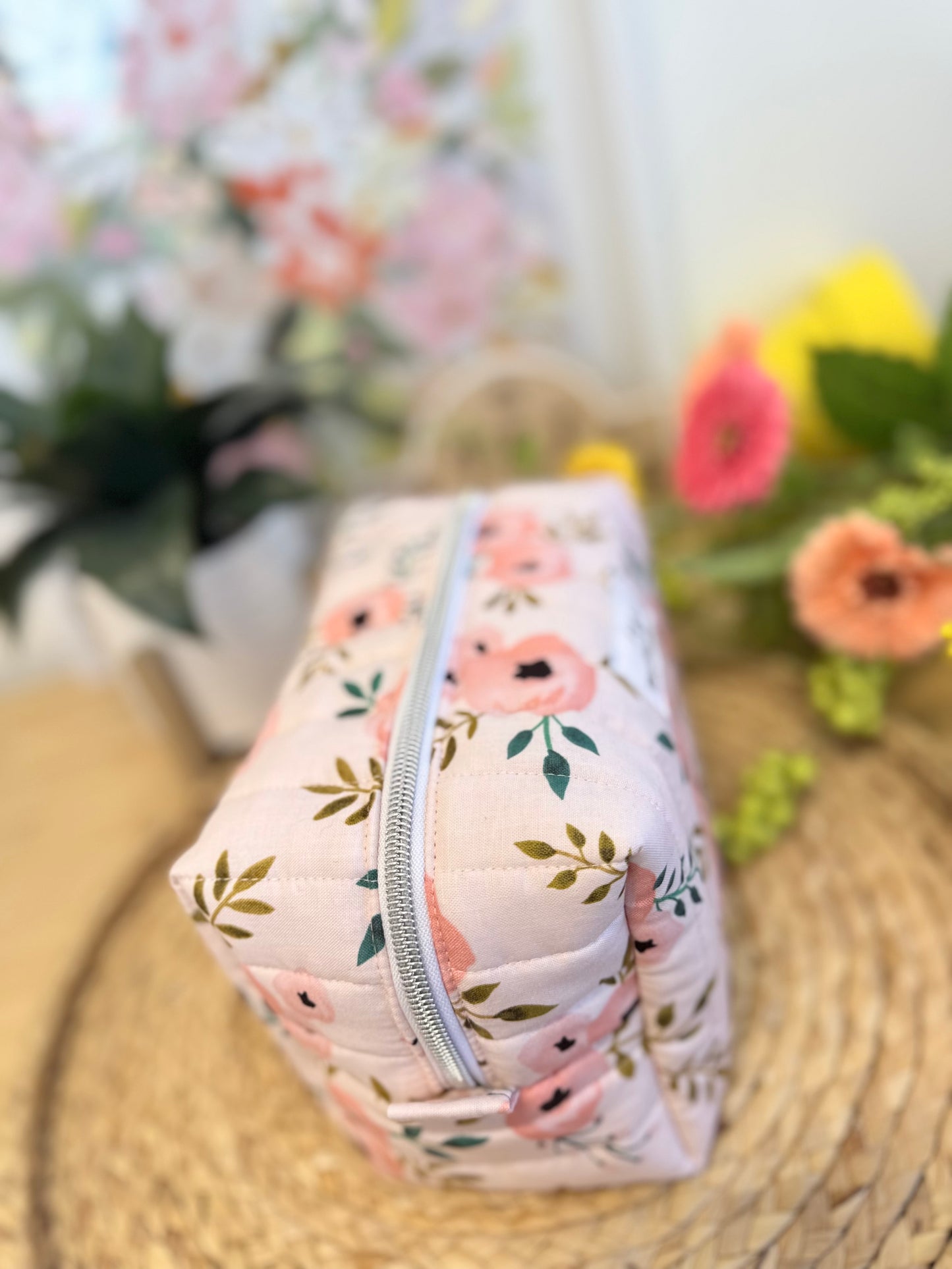 Pink Rose Large Multipurpose Bag