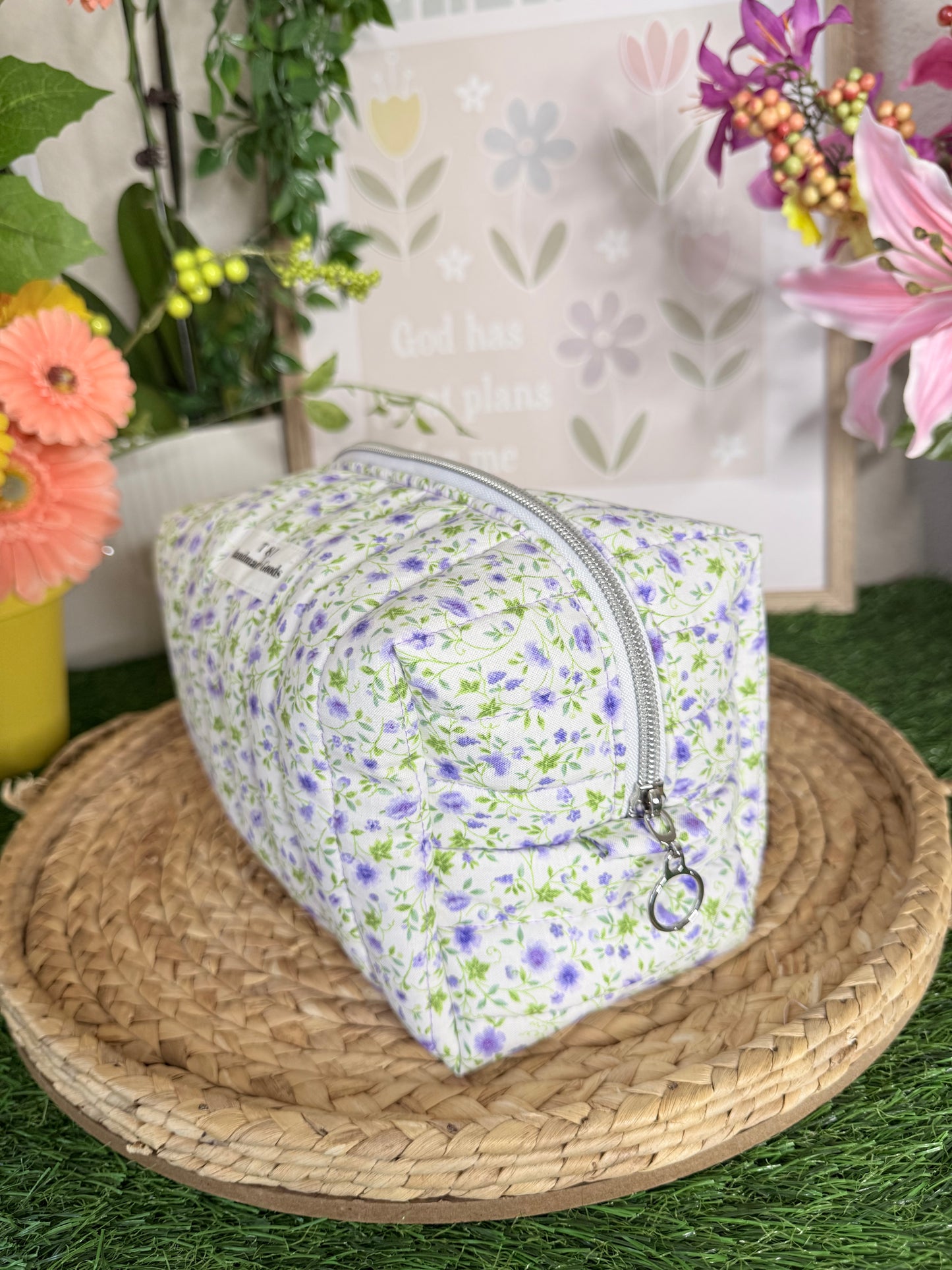 Purple Wildflowers Large Multipurpose Bag