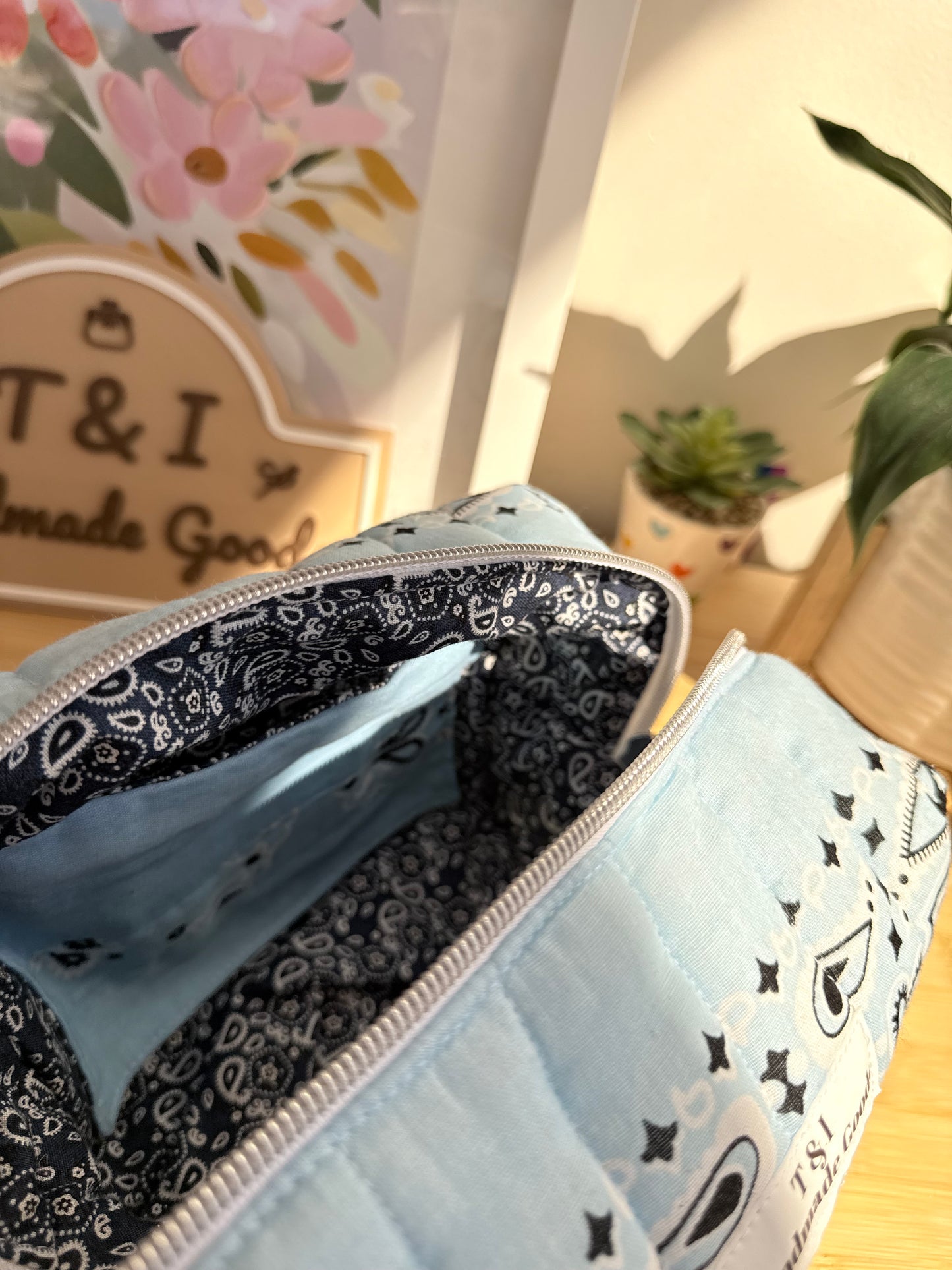 Blue Bandana Multipurpose Bag