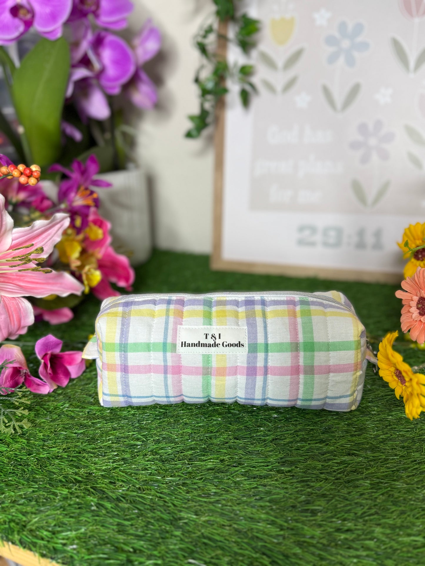 EASTER VIBES BOXY PENCIL MULTIPURPOSE CASE