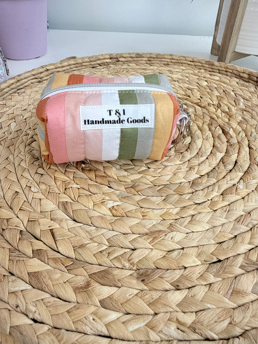 Colorful Stripe Coin Pouch