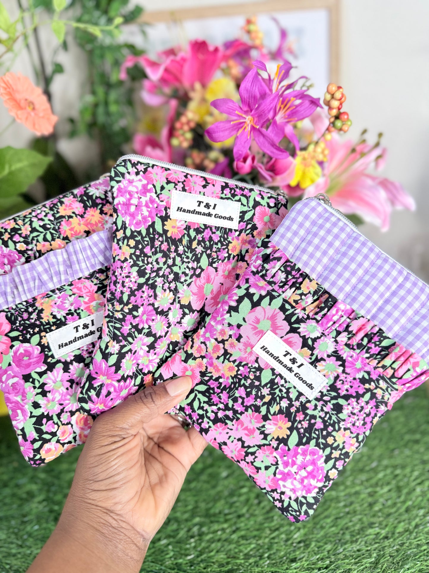 Plum Wildflower Kindle Sleeve