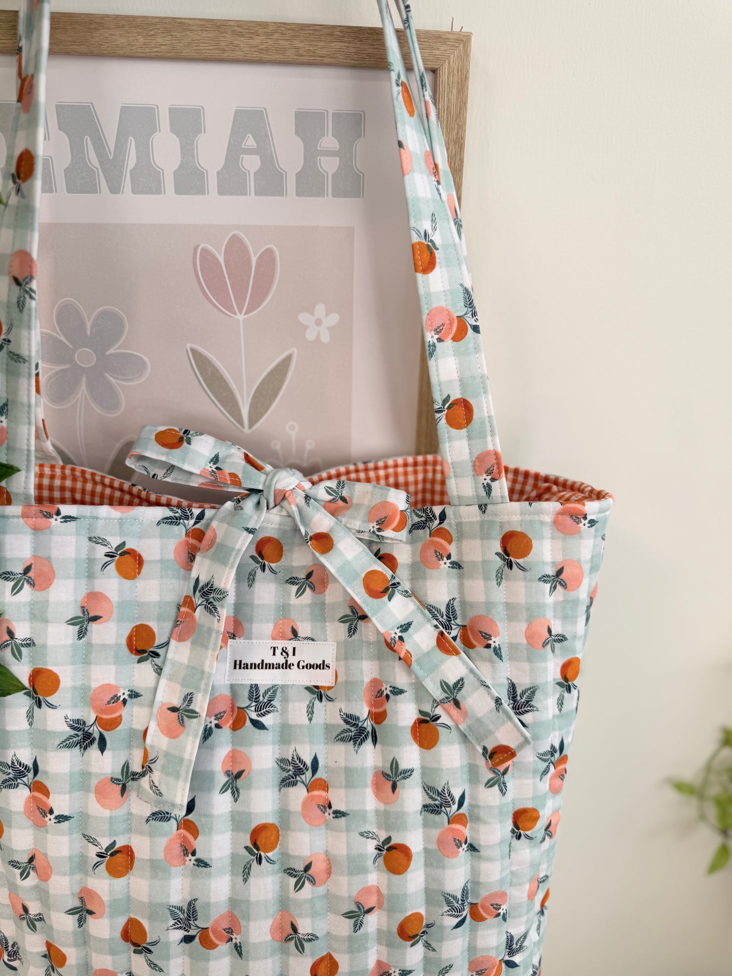 Florida Orange Tote Bag