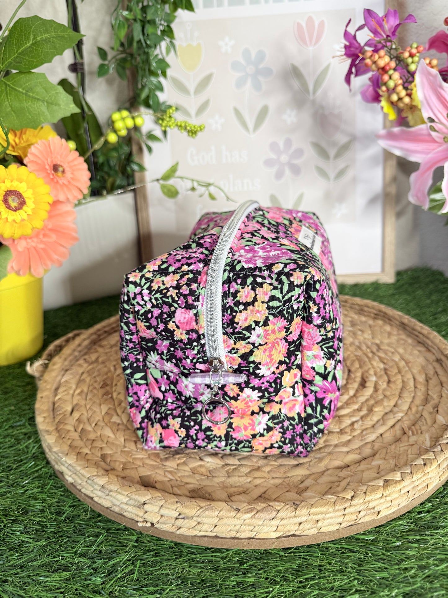 Plum Wildflowers Large Multipurpose Bag