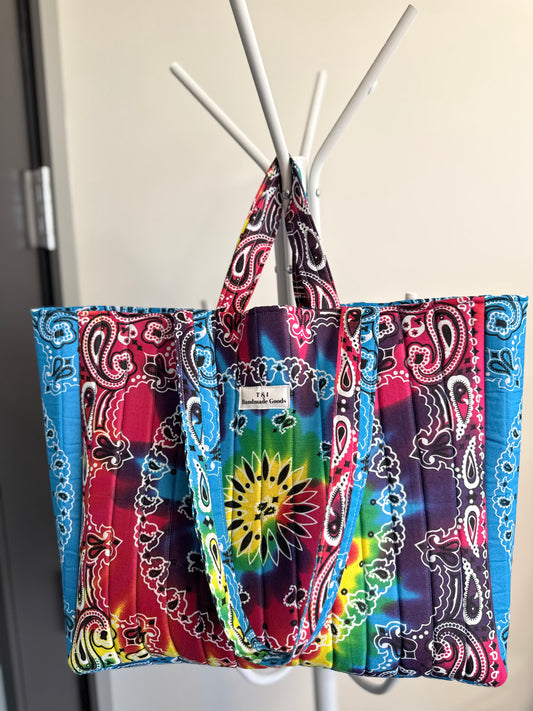 Prairie Paisley tote bag