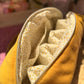 Corduroy yellow floral Dyson Bag