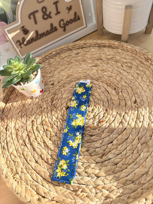 Wildflower Mist Fabric Bookmark