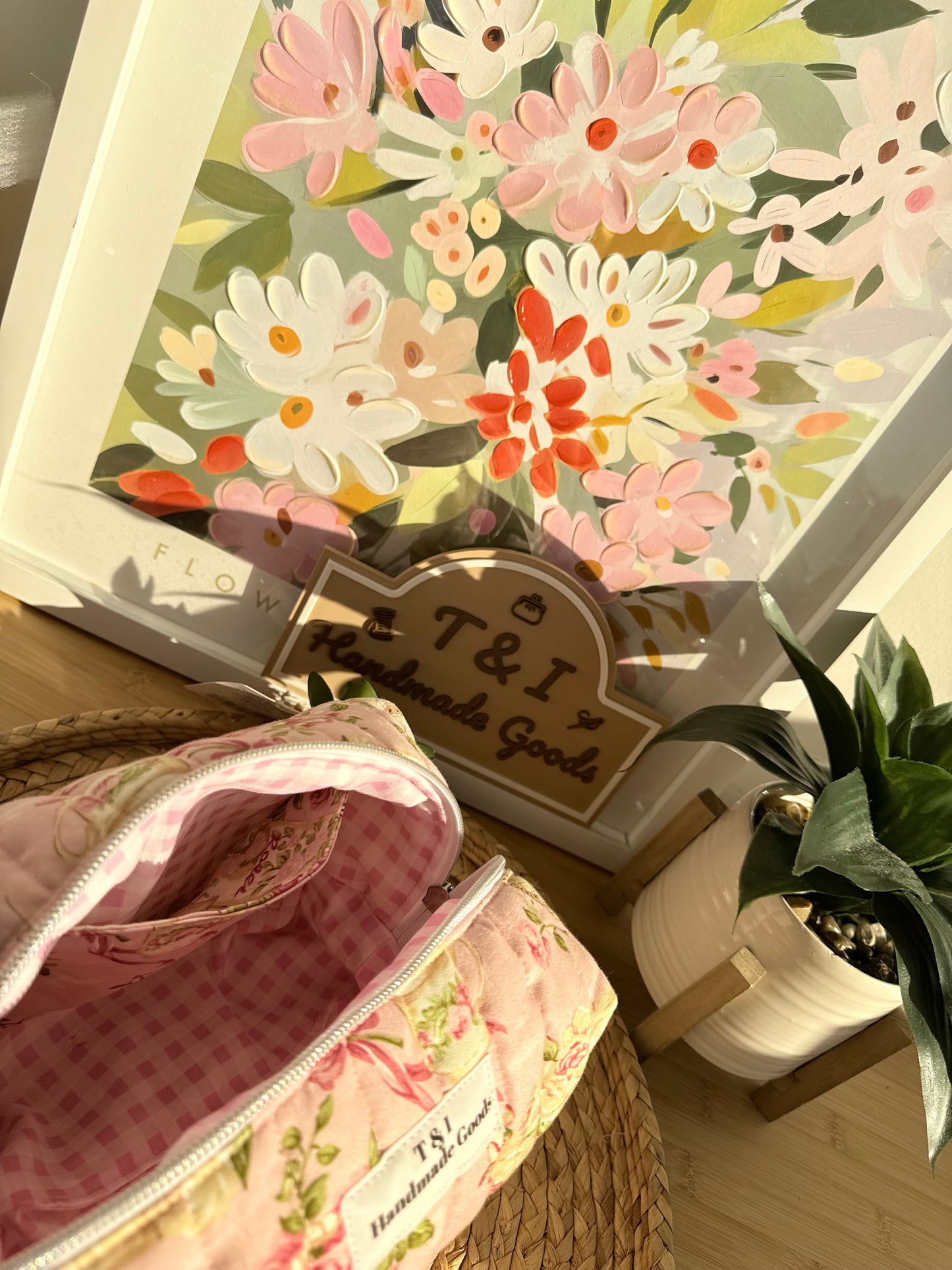 Rose Garden Tea Large Multipurpose Bag