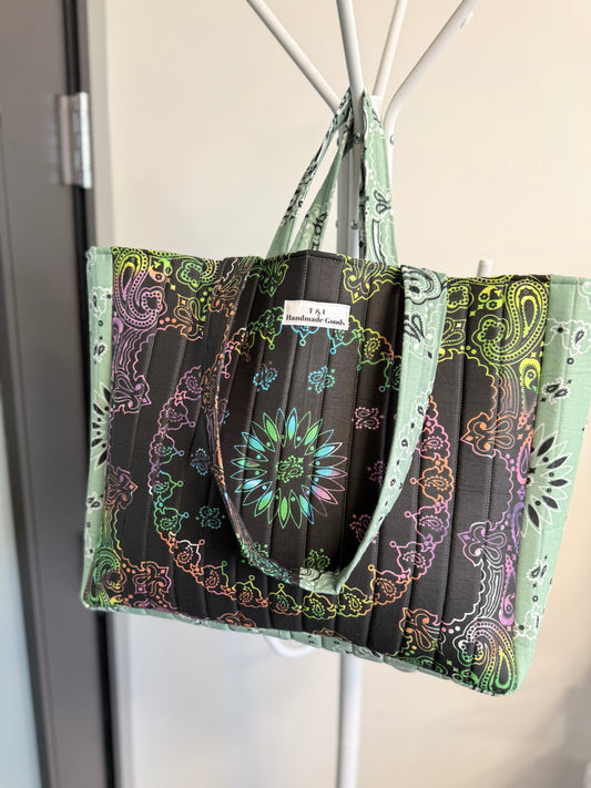 Might night sage tote bag