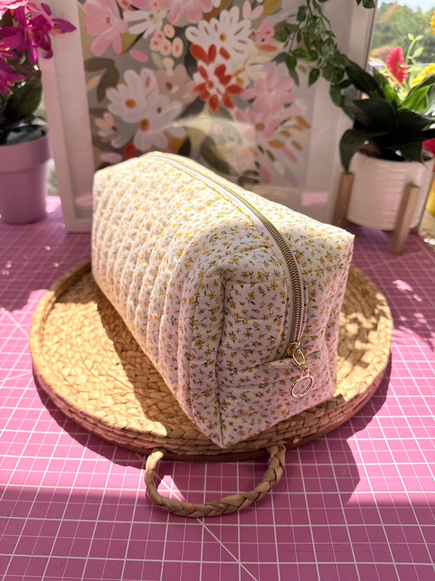 Yellow floral Dyson Bag