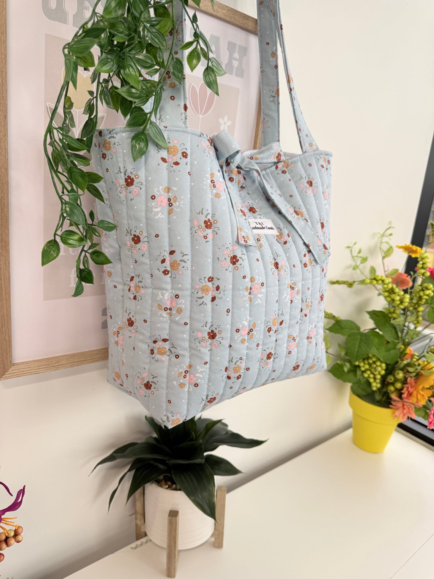 Blue GardenTote Bag