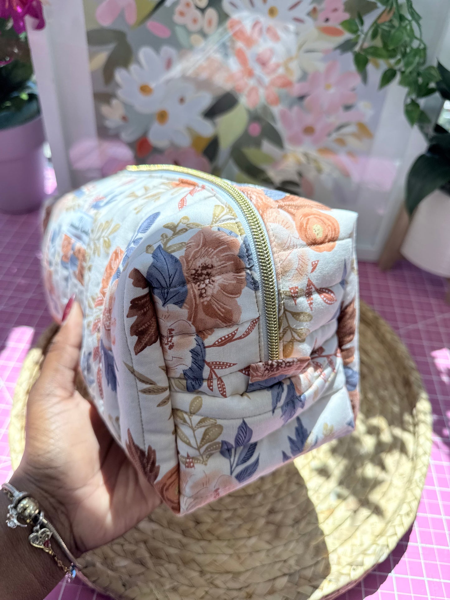 Earthy Botanical Floral Dyson Bag