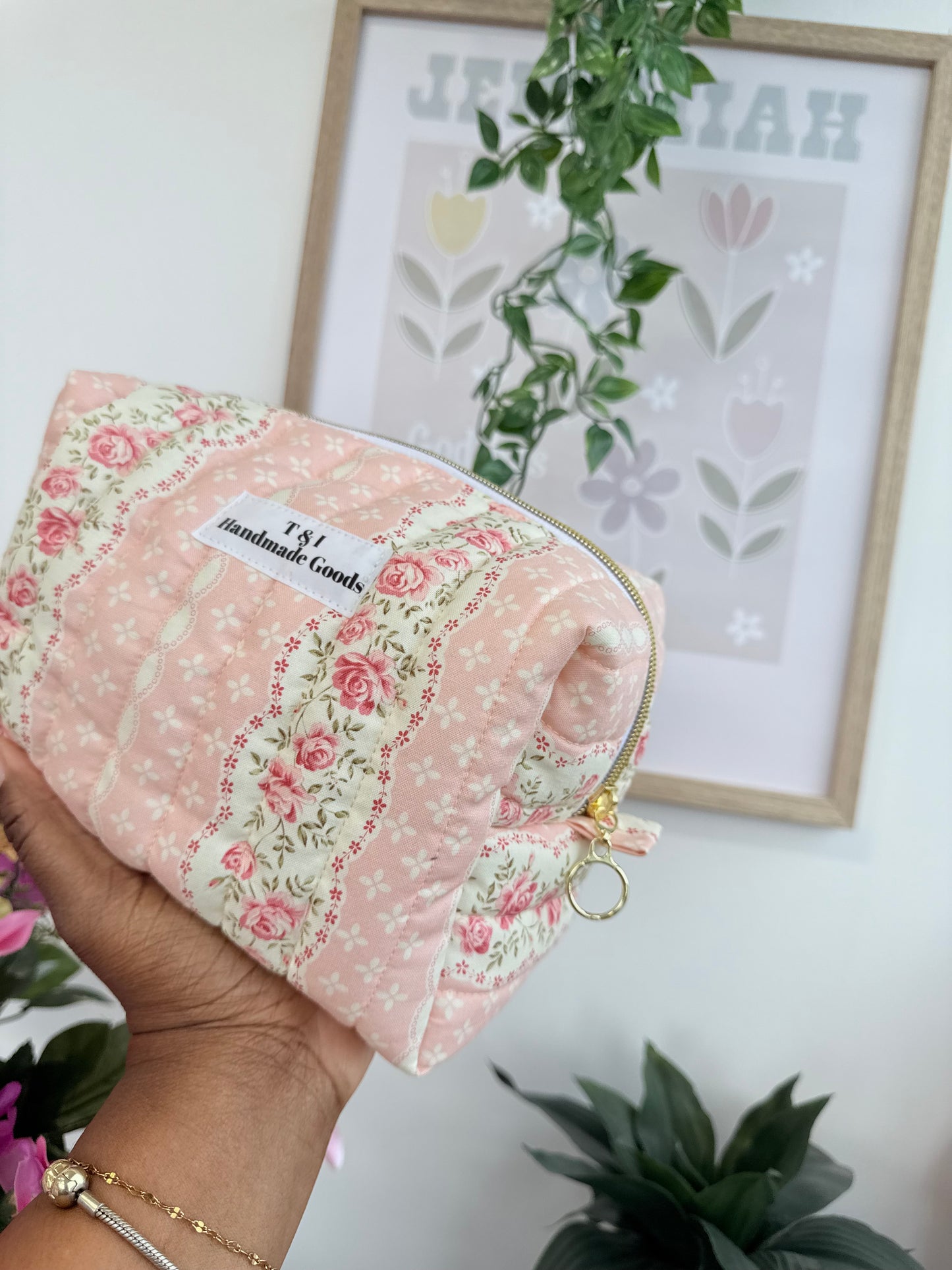 Vintage Rose large Multipurpose Bag