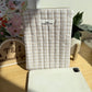 Beige plaid IPad Sleeve