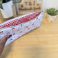 Cherry Dot Flat pencil Pouch
