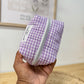 Purple Gingham Multipurpose Bag Mini