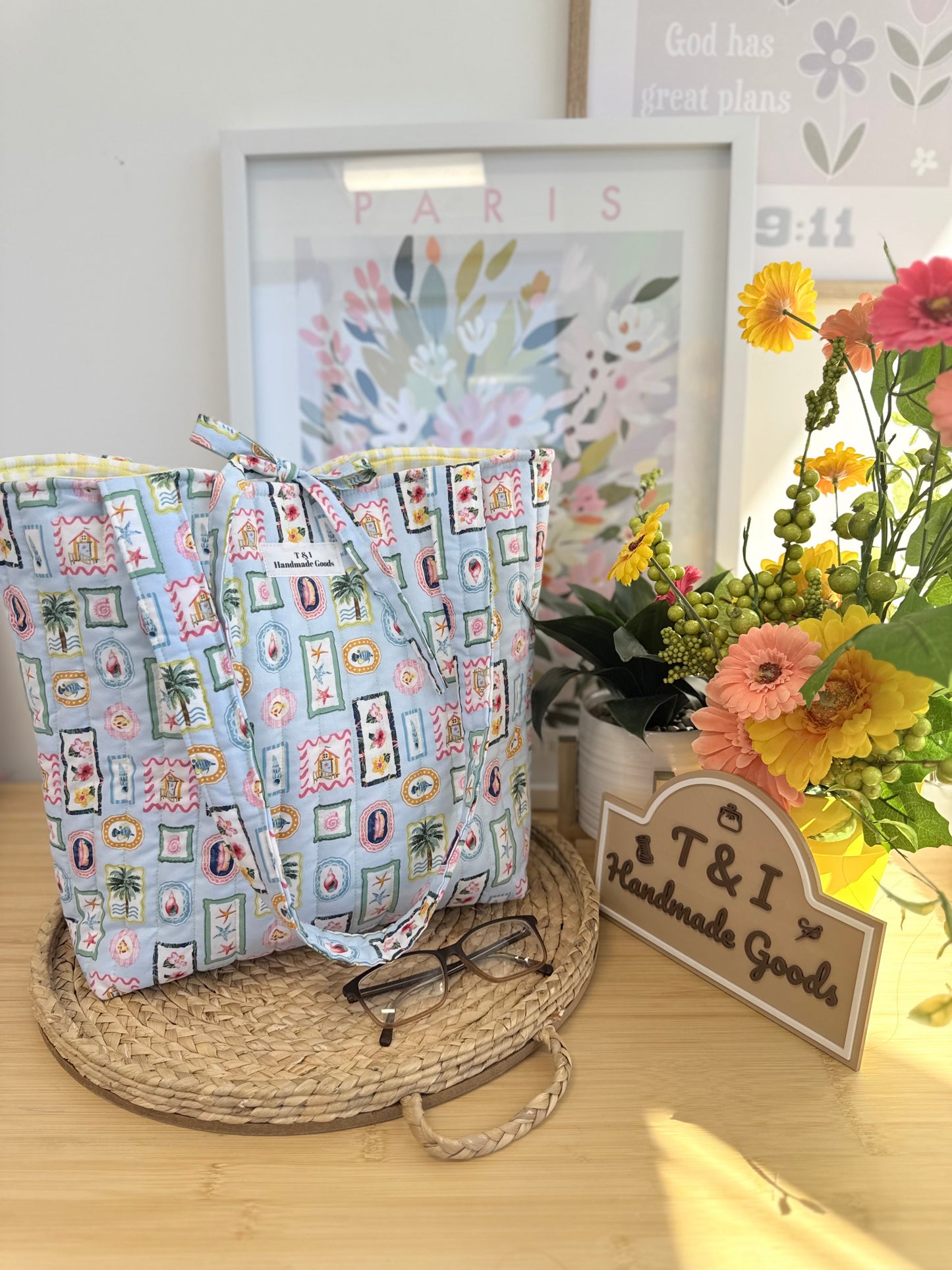 Sun beach Tote Bag