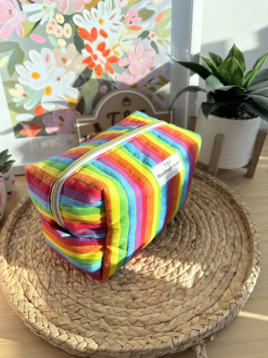 Rainbow stripe Multipurpose Bag