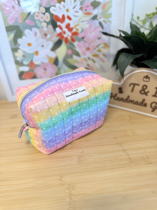 Polka Dots Rainbow Large Multipurpose Bag
