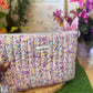 Purple Floral  Laptop Sleeve