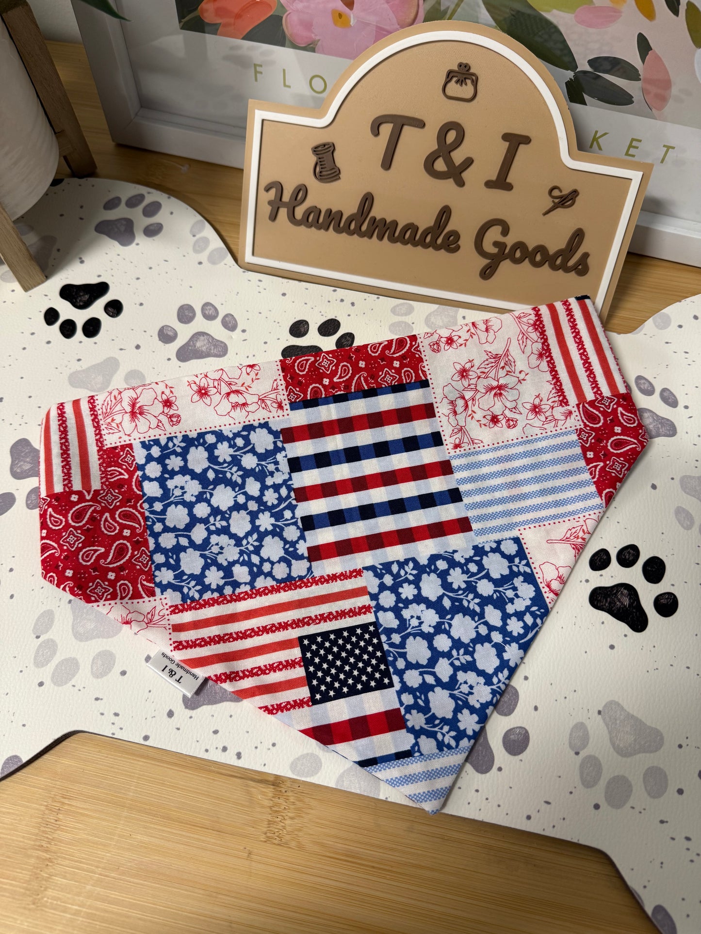 Pawtriotic 4th July Dog Bandana