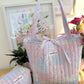 Pastel Cottage Patchwork Tote Bag