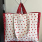 Strawberry fusion tote bag