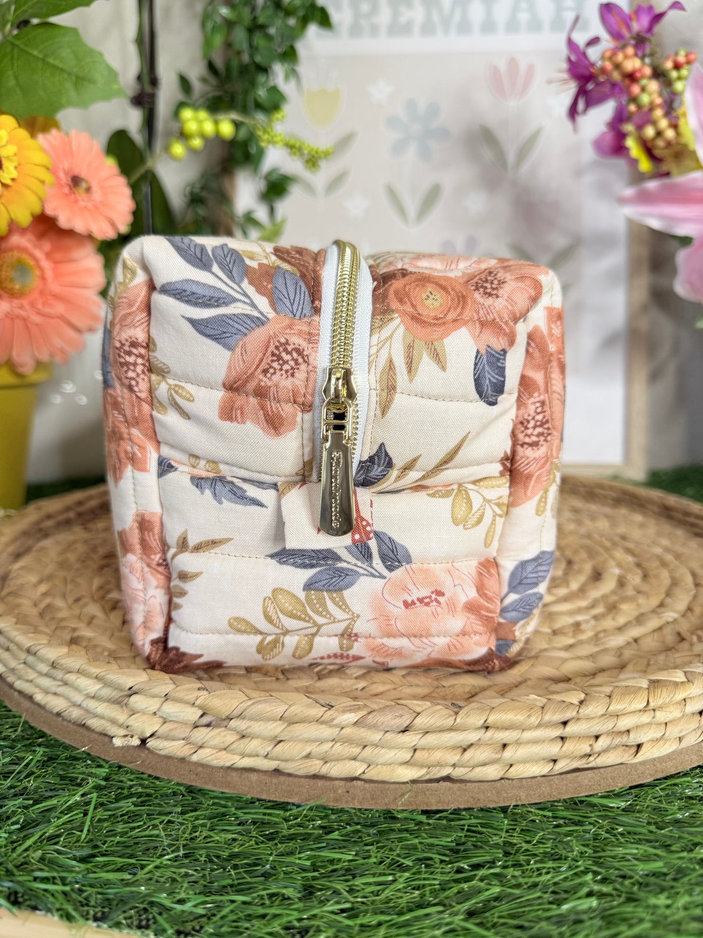 Earthy botanical Floral Large Multipurpose Bag
