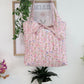 Pink Floral Tote Bag