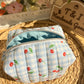 Cherry Blue Gingham Medium Multipurpose Bag