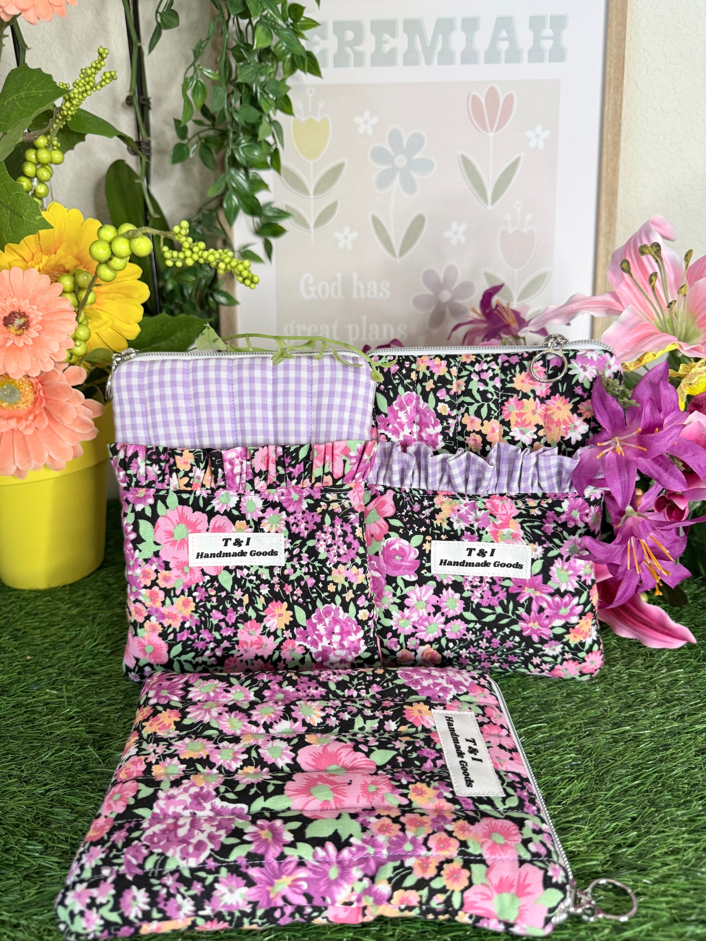 Plum Wildflower Kindle Sleeve