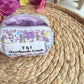Purple floral Coin Pouch