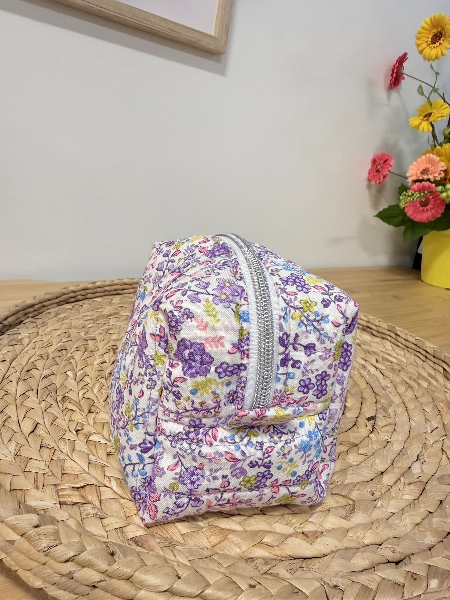 Purple Floral Multipurpose Bag Mini