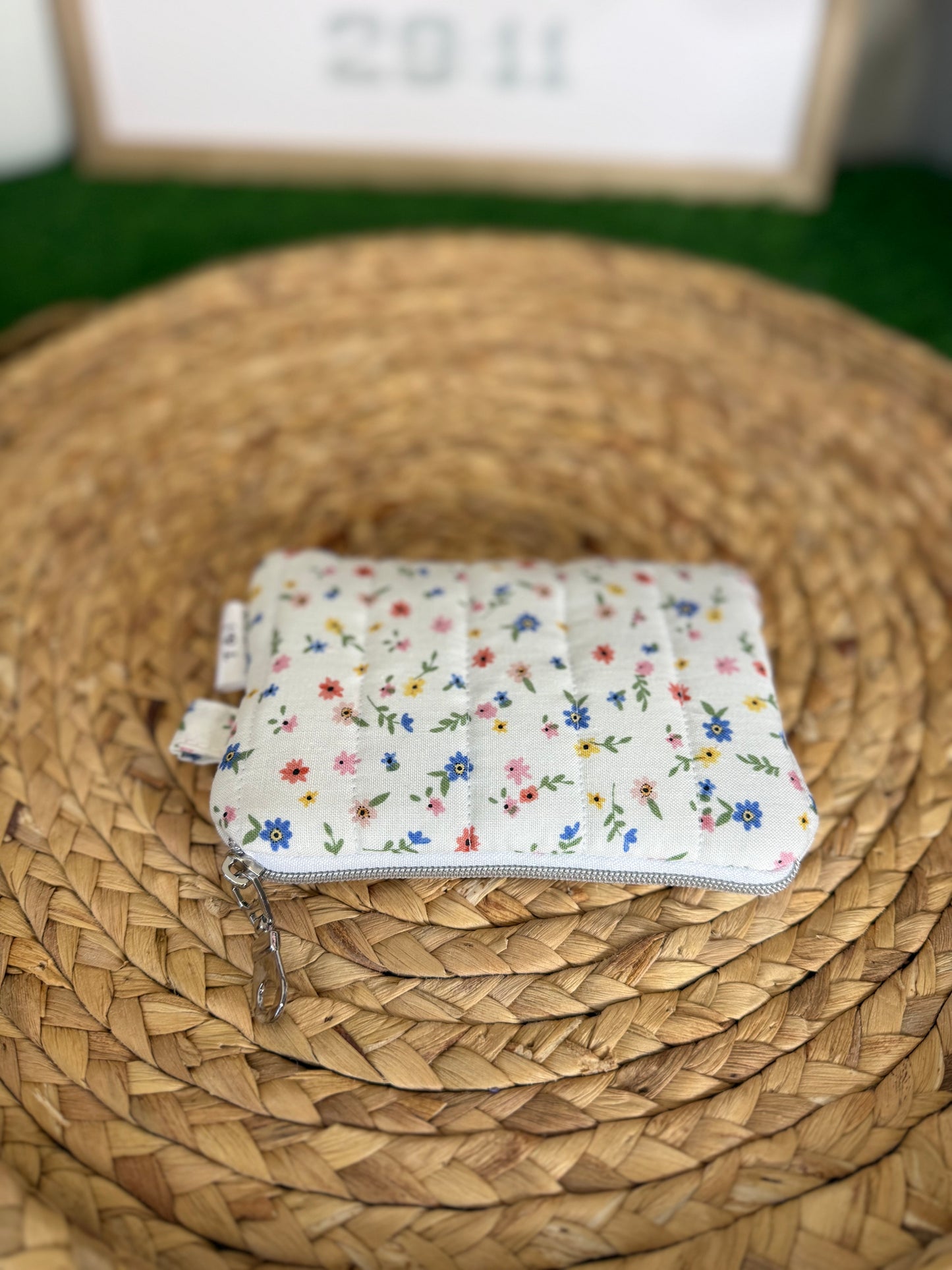 Country Floral Keychain Wallet