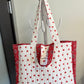 Strawberry fusion tote bag