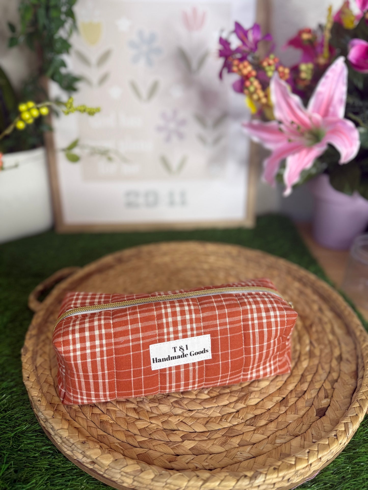 Plaid BOXY PENCIL MULTIPURPOSE CASE