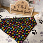 Colorful Paw Print Dog Bandana