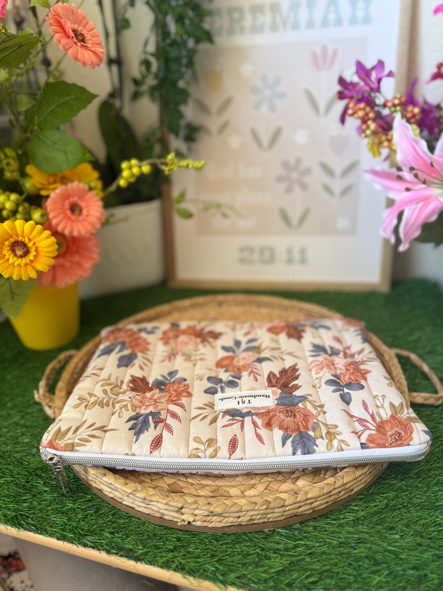 Earthy Botanical Laptop Sleeve