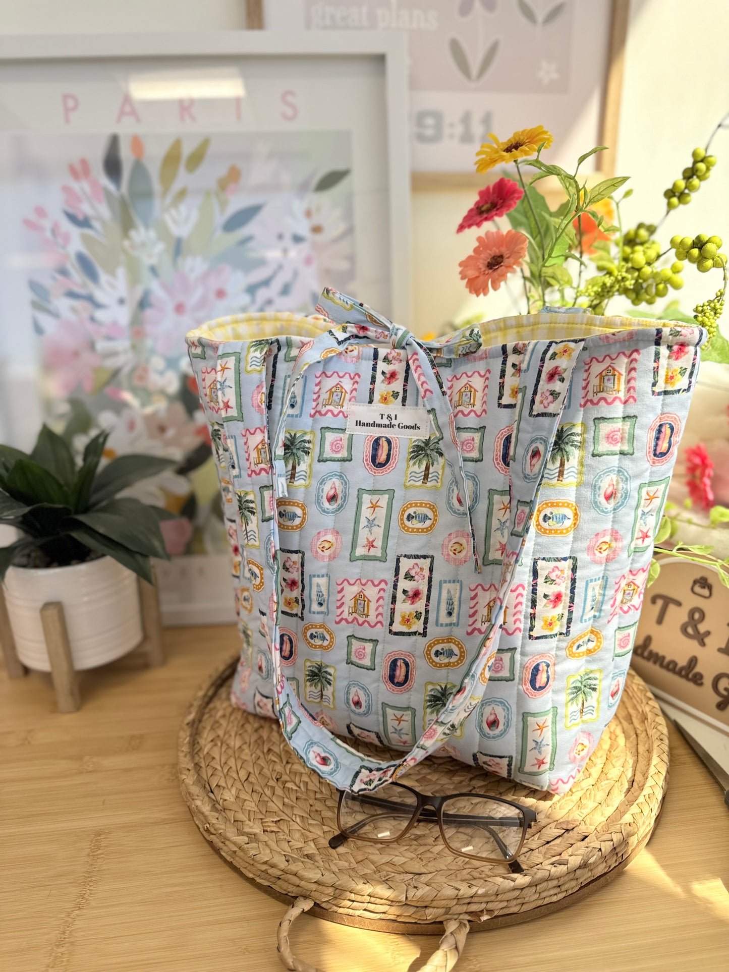 Sun beach Tote Bag