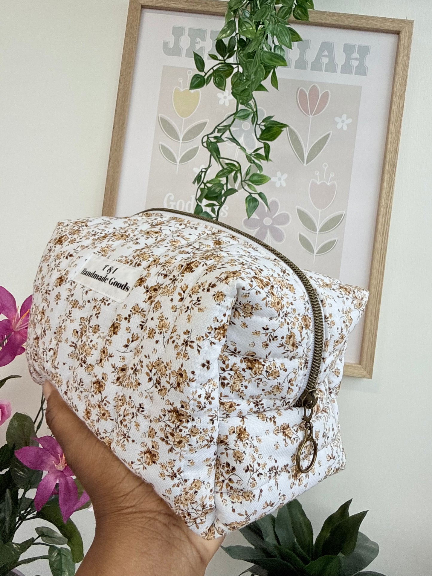 Rustic Floral large Multipurpose Bag