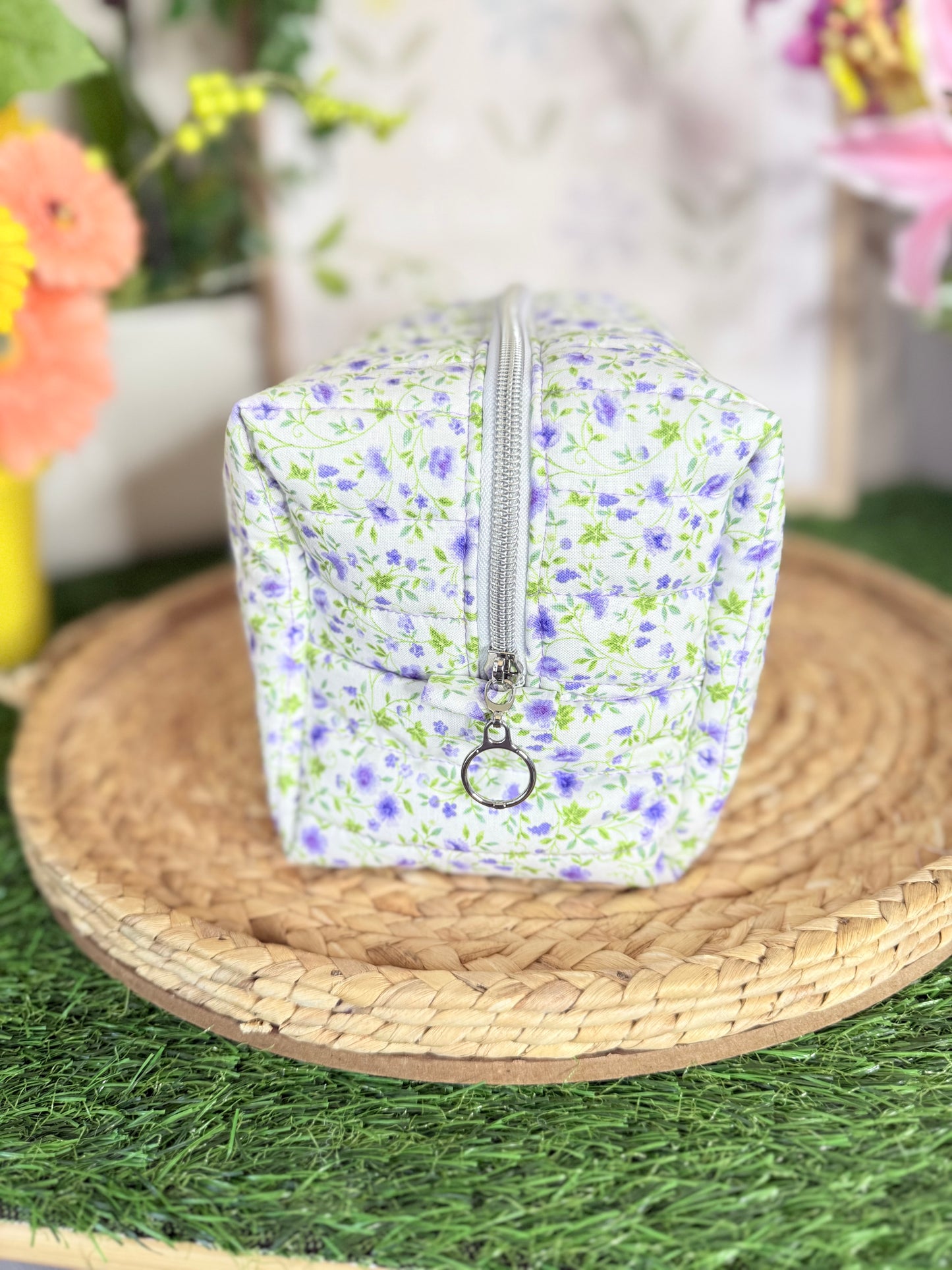 Purple Wildflowers Large Multipurpose Bag