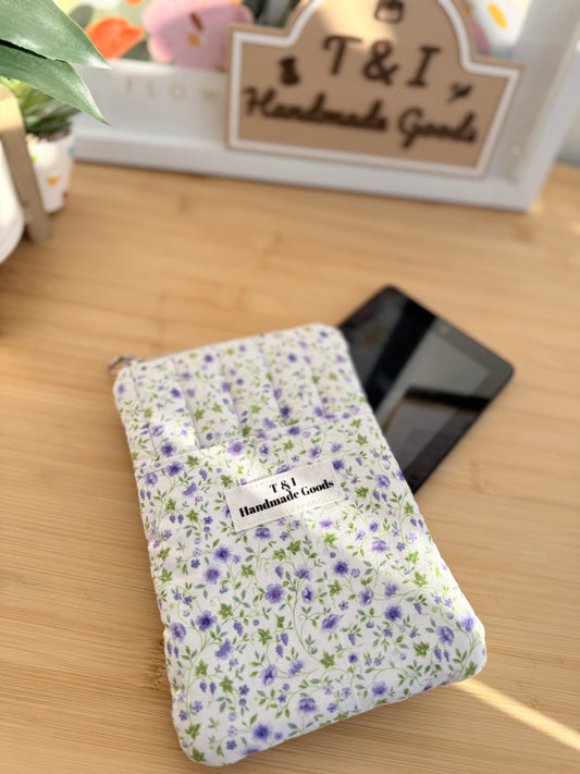 Purple wildflowers Kindle Sleeve