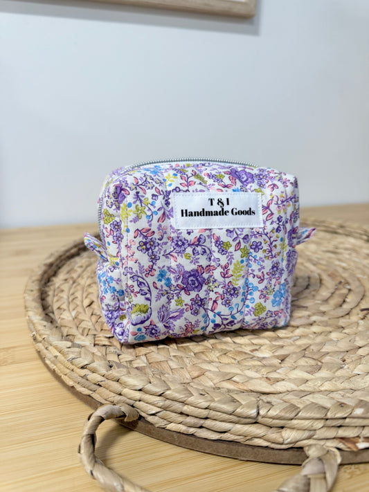 Purple Floral Multipurpose Bag Mini
