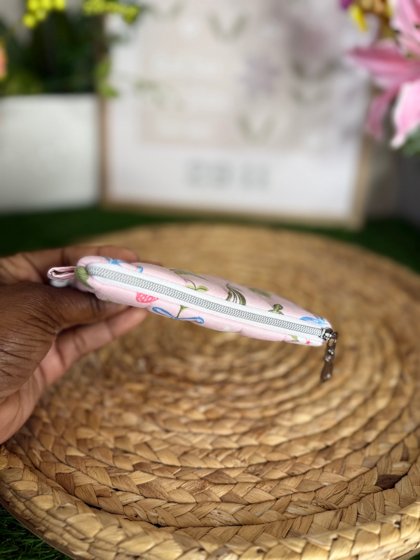 Strawberry garden Keychain Wallet